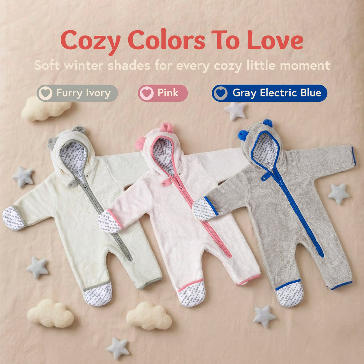 Baby Bear Furry Bunting
