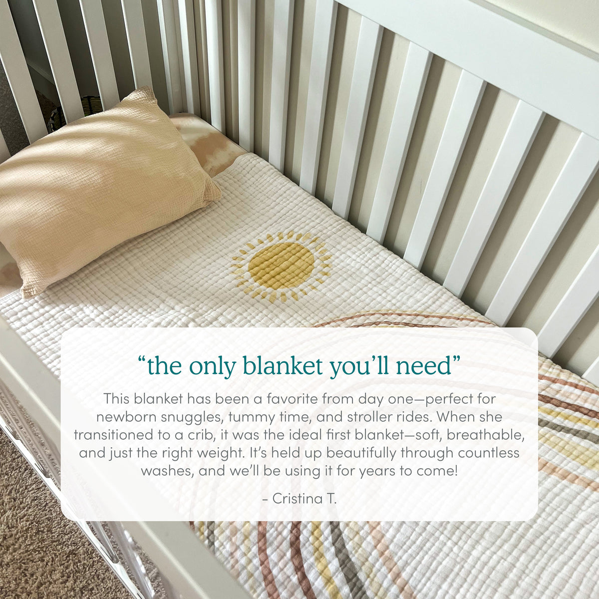 boutique cotton muslin dream blanket