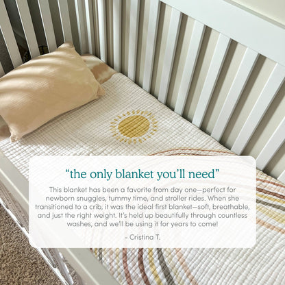 boutique cotton muslin dream blanket