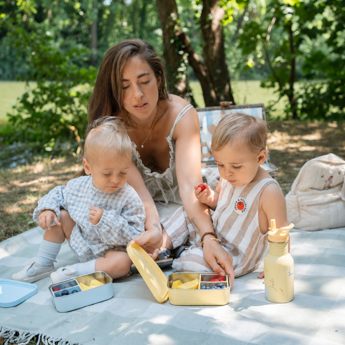 JBØRN Little Explorer Set | Backpack, Water Bottle & Lunch Box