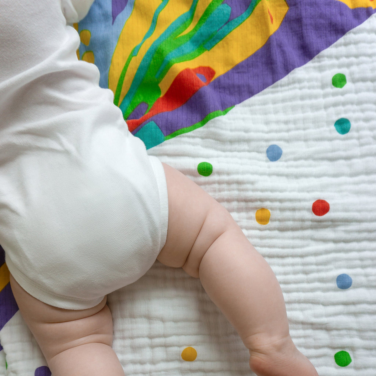essentials cotton muslin dream blanket