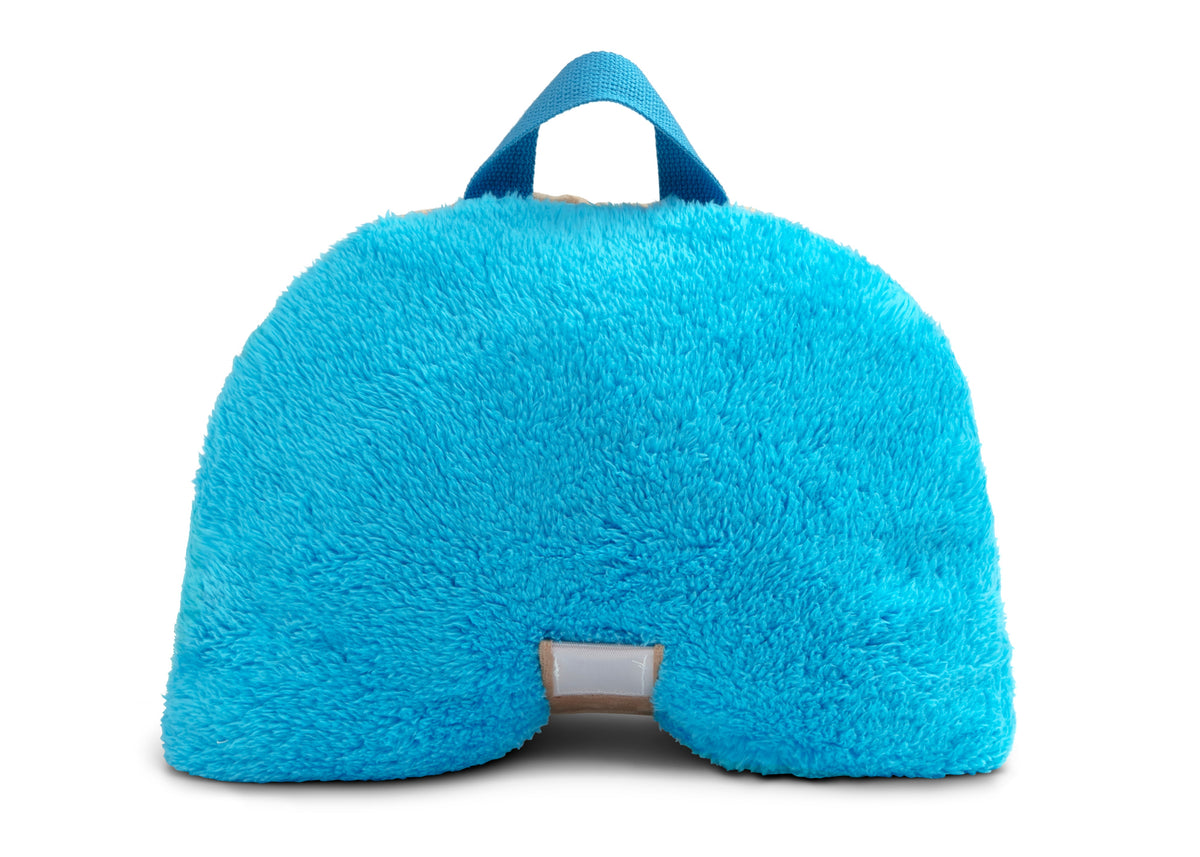 Personalized Sherpa Throw Blanket with Storage Pocket for Kids