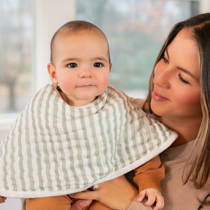 organic cotton muslin burpy bibs 2 pack