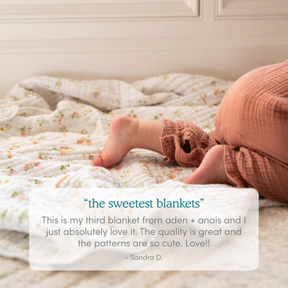 essentials cotton muslin dream blanket