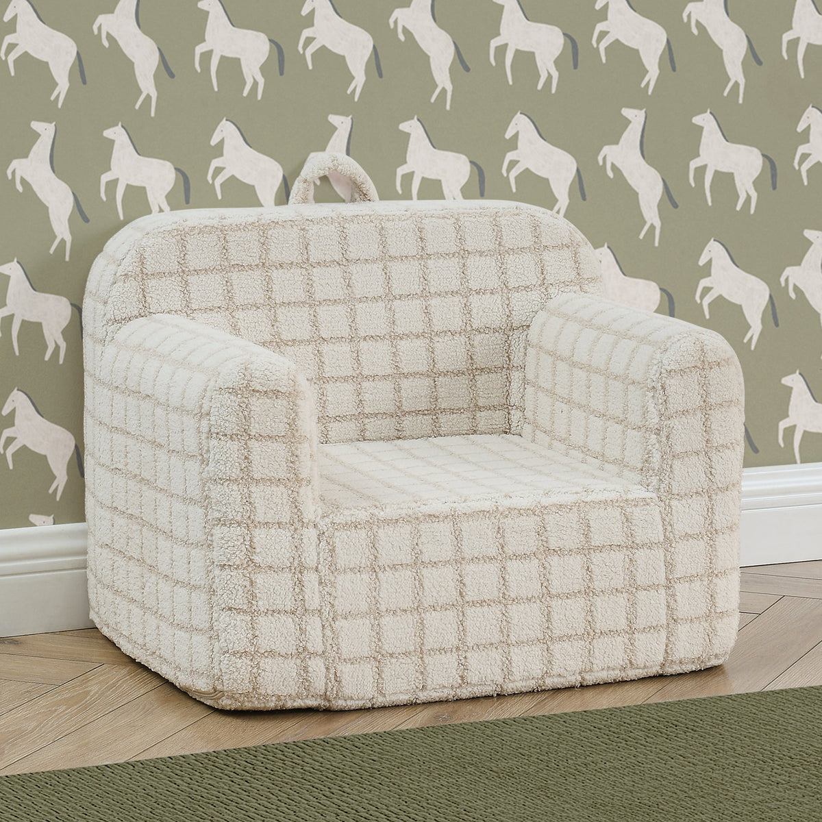 Checkered Cozee Chair