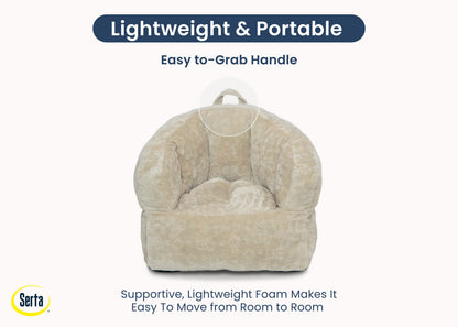 Kids Plush Barrel Chair