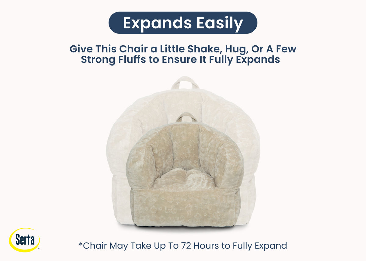 Kids Plush Barrel Chair