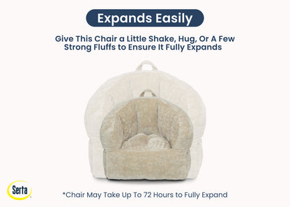 Kids Plush Barrel Chair