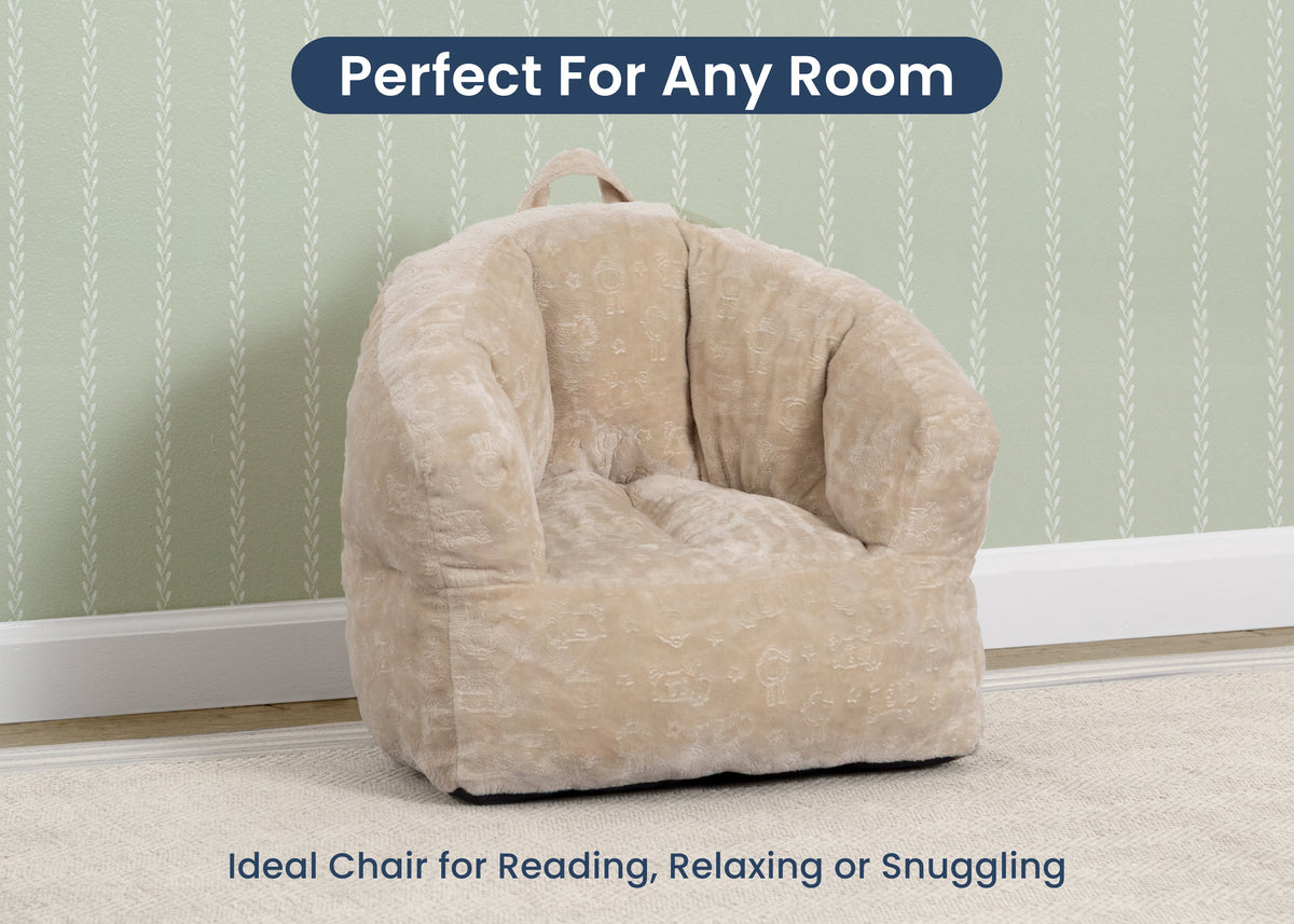 Kids Plush Barrel Chair