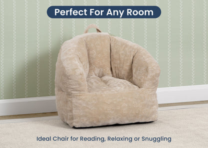 Kids Plush Barrel Chair