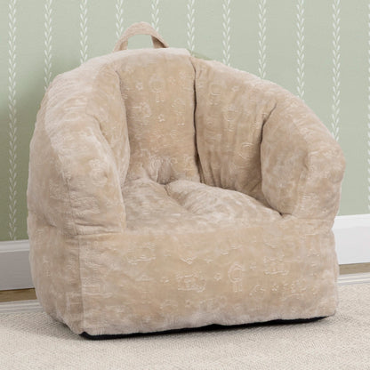Kids Plush Barrel Chair