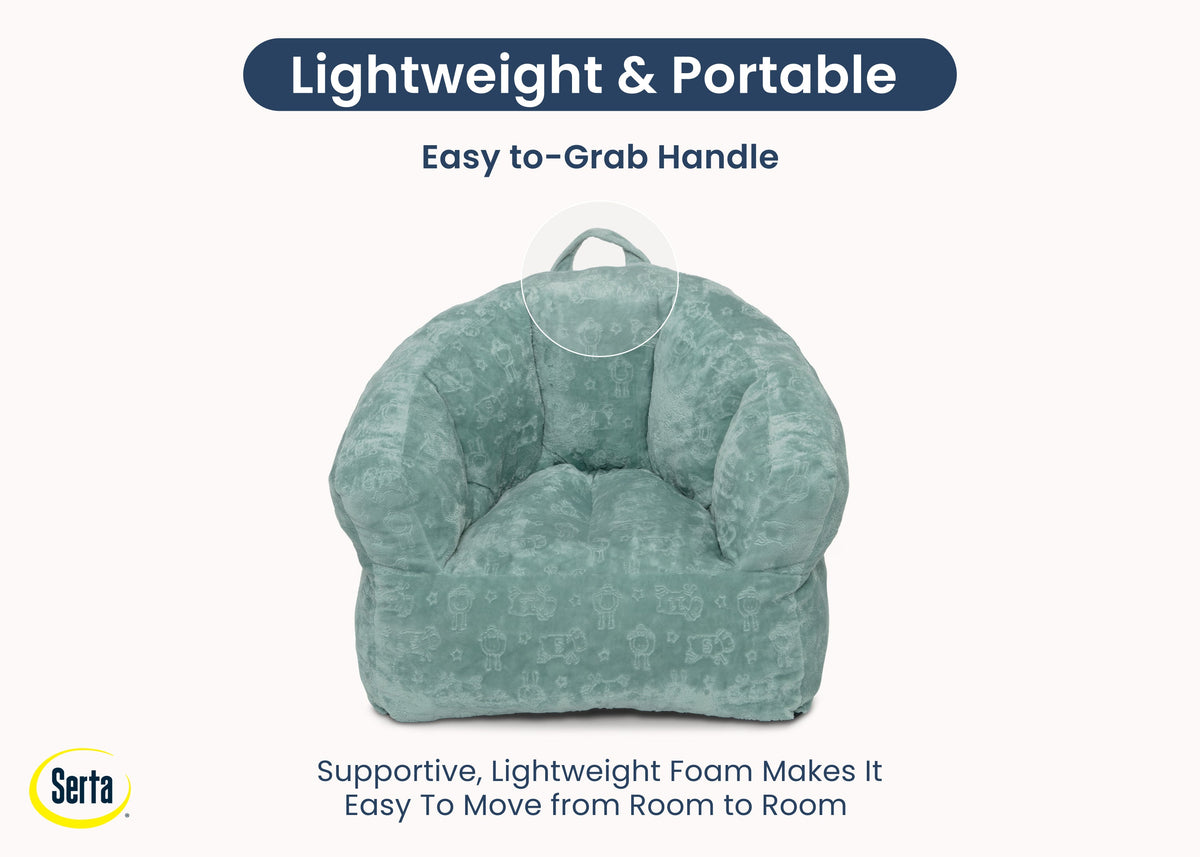 Kids Plush Barrel Chair