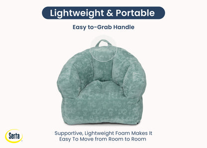 Kids Plush Barrel Chair