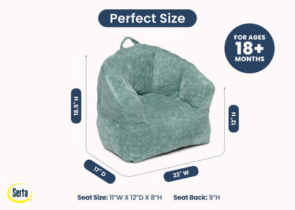 Kids Plush Barrel Chair