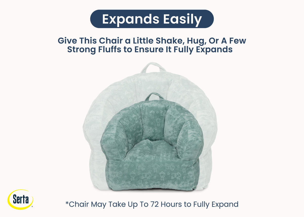 Kids Plush Barrel Chair