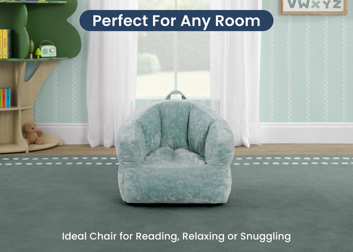 Kids Plush Barrel Chair