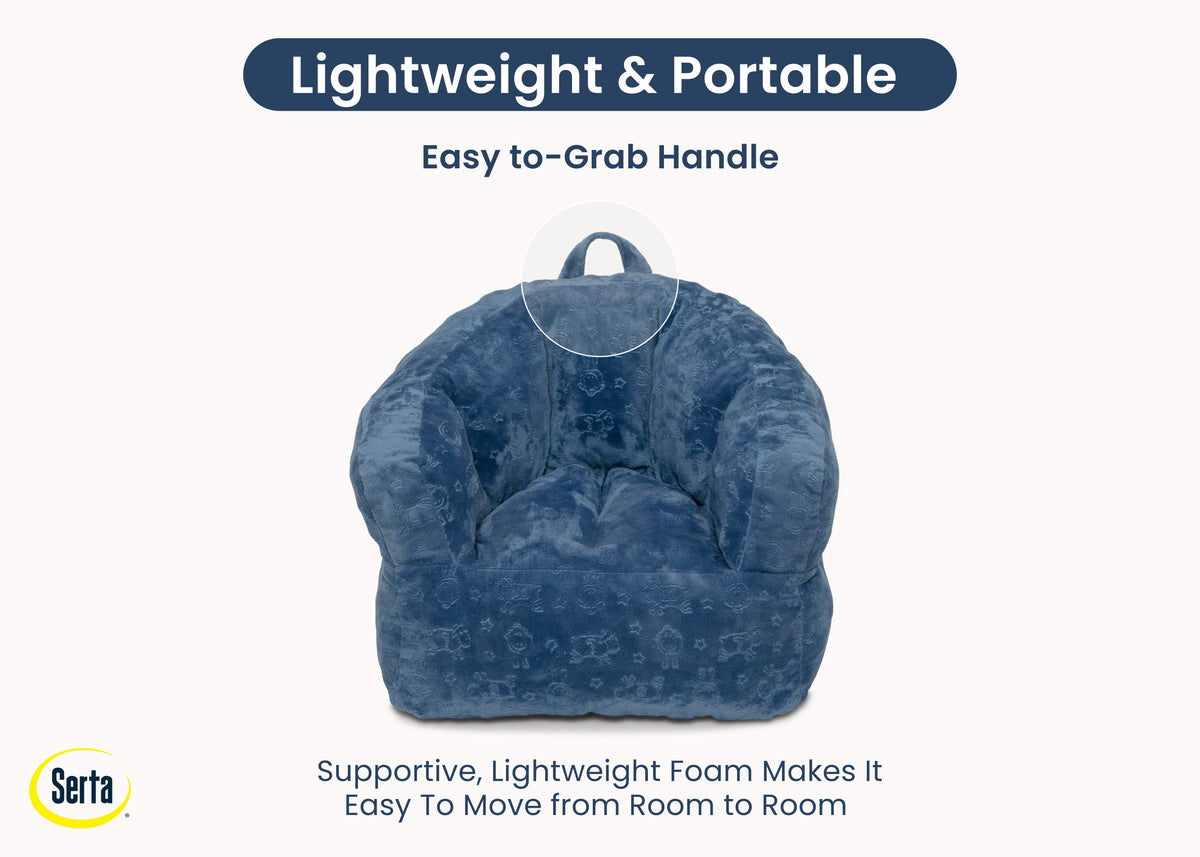 Kids Plush Barrel Chair