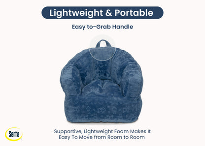 Kids Plush Barrel Chair