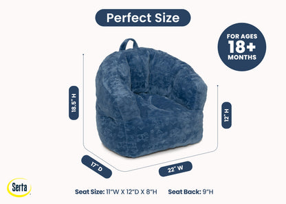 Kids Plush Barrel Chair