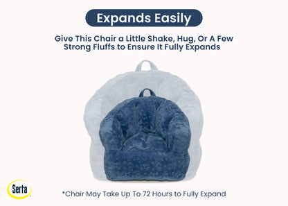 Kids Plush Barrel Chair