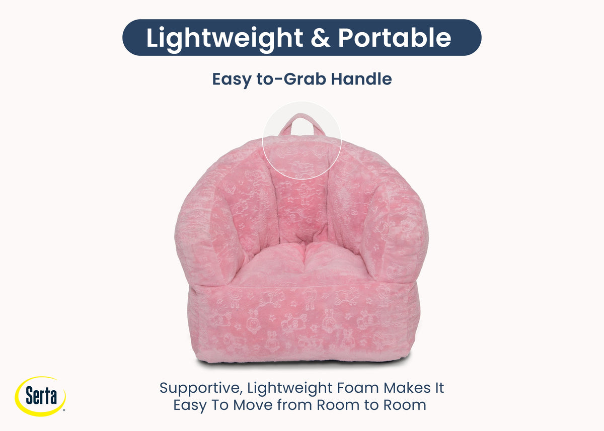 Kids Plush Barrel Chair
