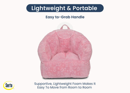 Kids Plush Barrel Chair