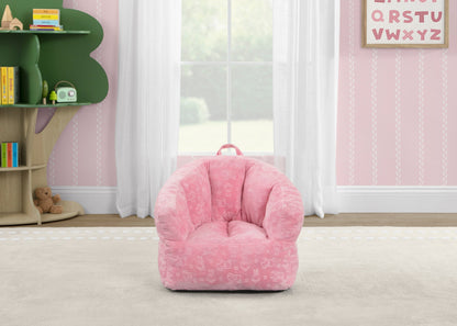 Kids Plush Barrel Chair