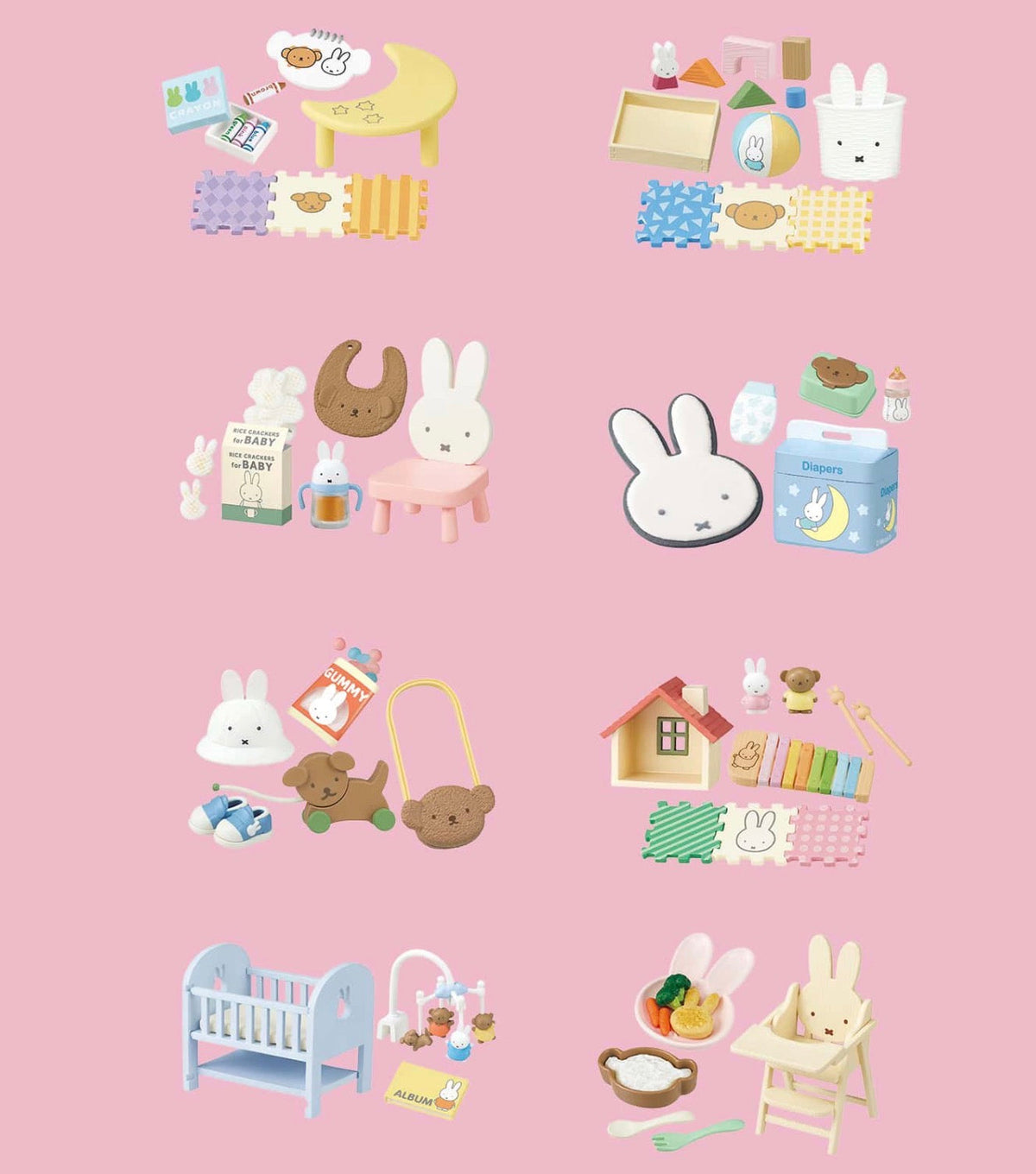 Re-Ment Miffy Baby Room Blind Box
