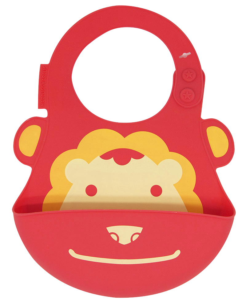 Marcus & Marcus Silicone Baby Bib – BPA-Free Adjustable Feeding Bib with Crumb Catcher