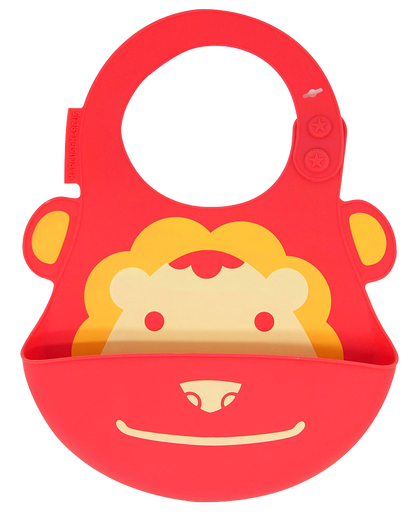 Marcus & Marcus Silicone Baby Bib – BPA-Free Adjustable Feeding Bib with Crumb Catcher