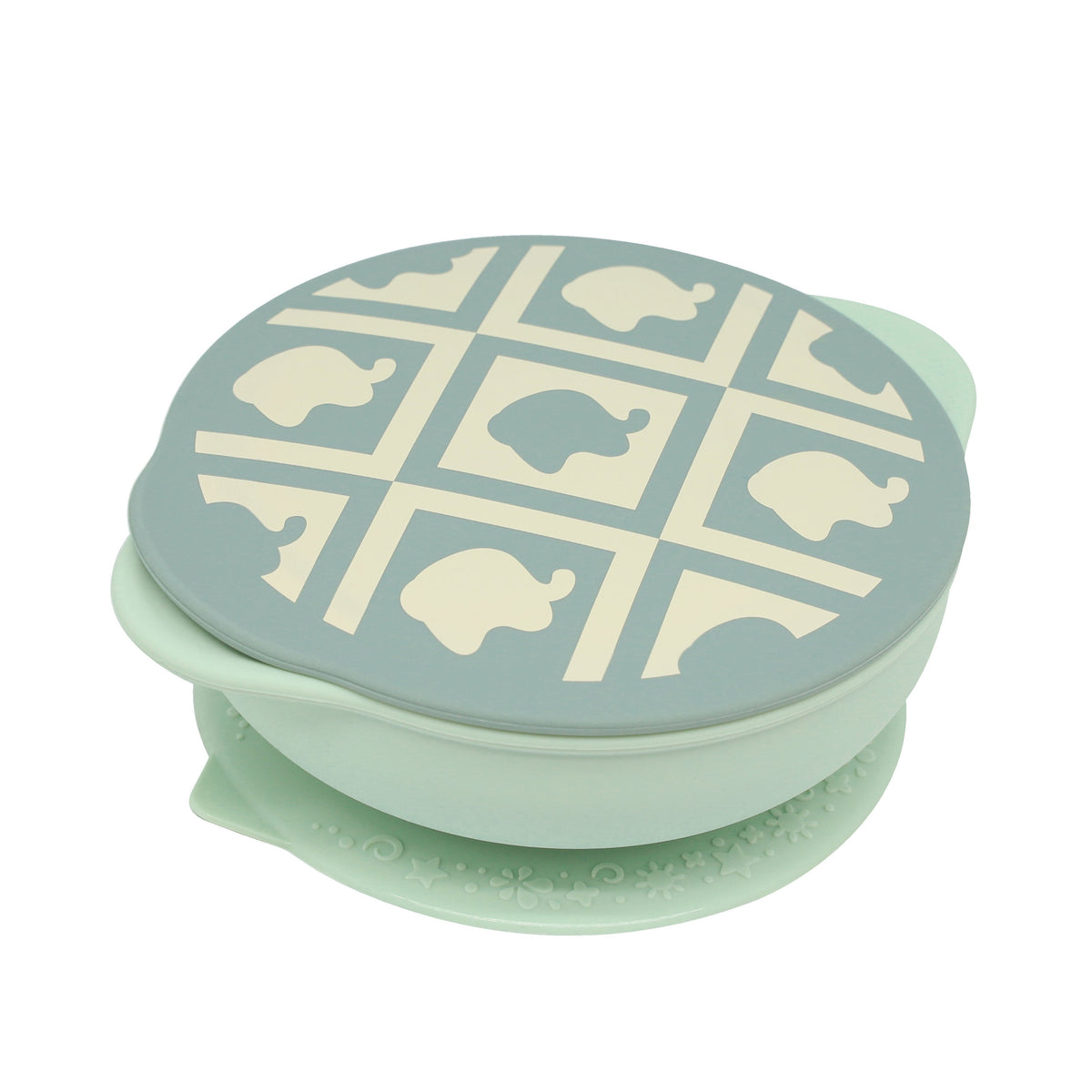 Marcus & Marcus Silicone Suction Bowl with Lid – BPA-Free Baby Bowl for Baby-Led Weaning