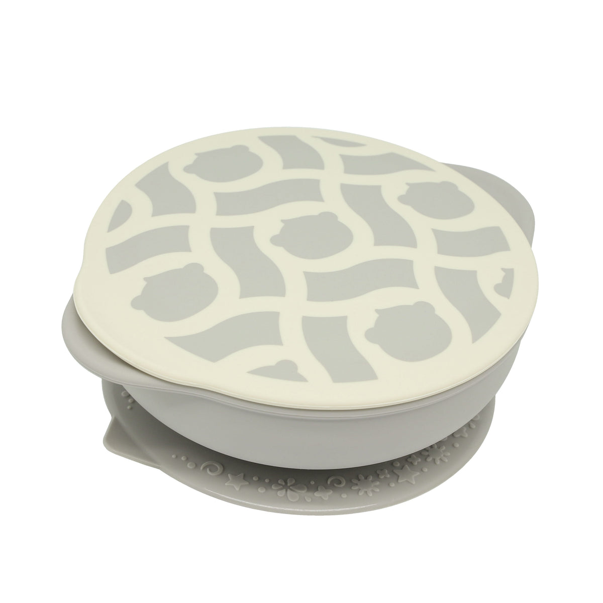 Marcus & Marcus Silicone Suction Bowl with Lid – BPA-Free Baby Bowl for Baby-Led Weaning