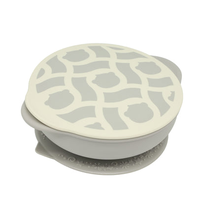Marcus & Marcus Silicone Suction Bowl with Lid – BPA-Free Baby Bowl for Baby-Led Weaning