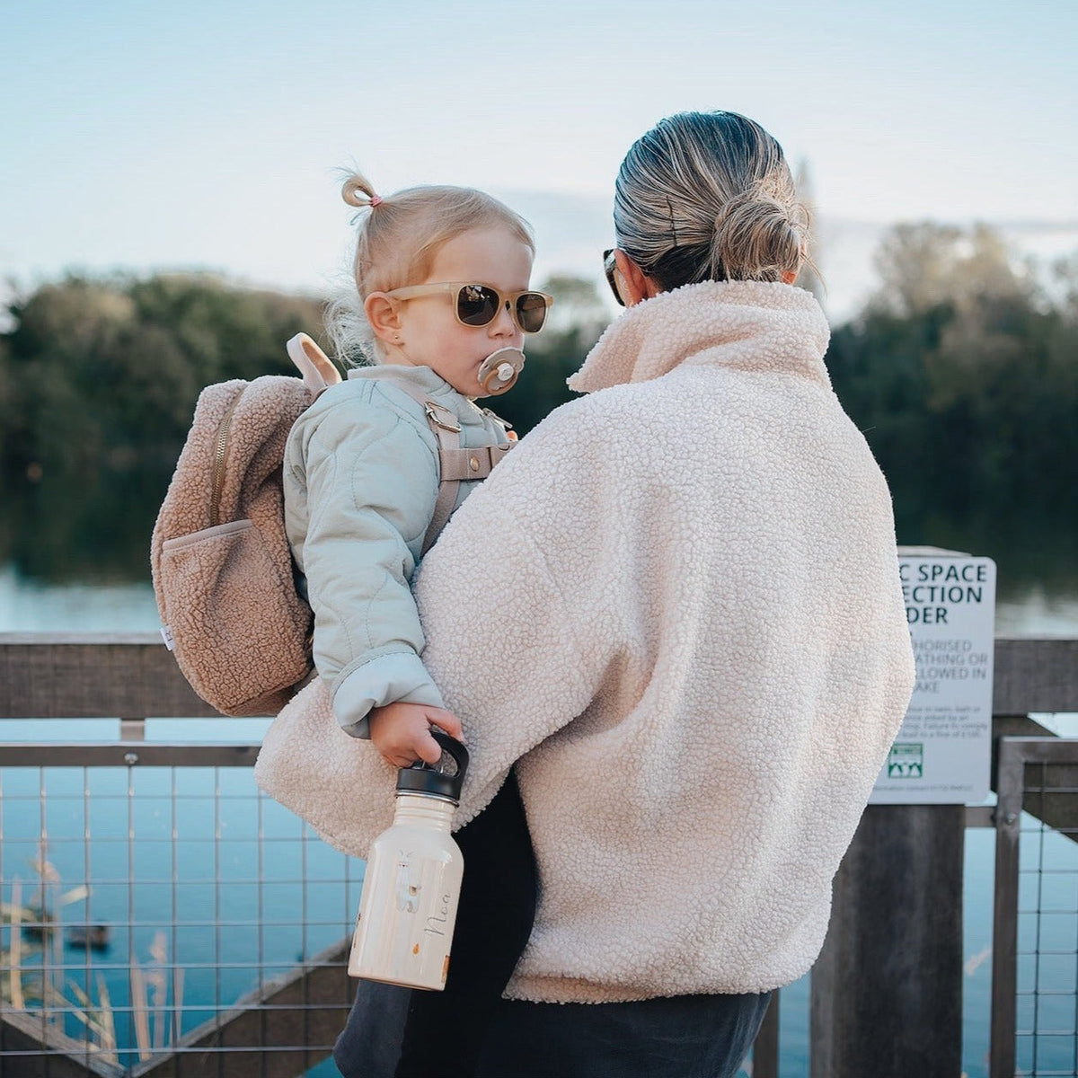 JBØRN Teddy Kids Backpack with Chest Strap