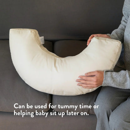 Organic Cotton & British Wool Nursing Pillow - Bottle & Breastfeeding