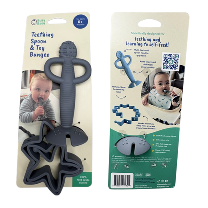 Teething Spoon & Toy Bungee