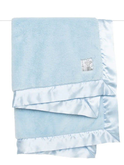 Blue Posh Mink Baby Blanket