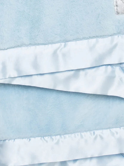 Blue Posh Mink Baby Blanket