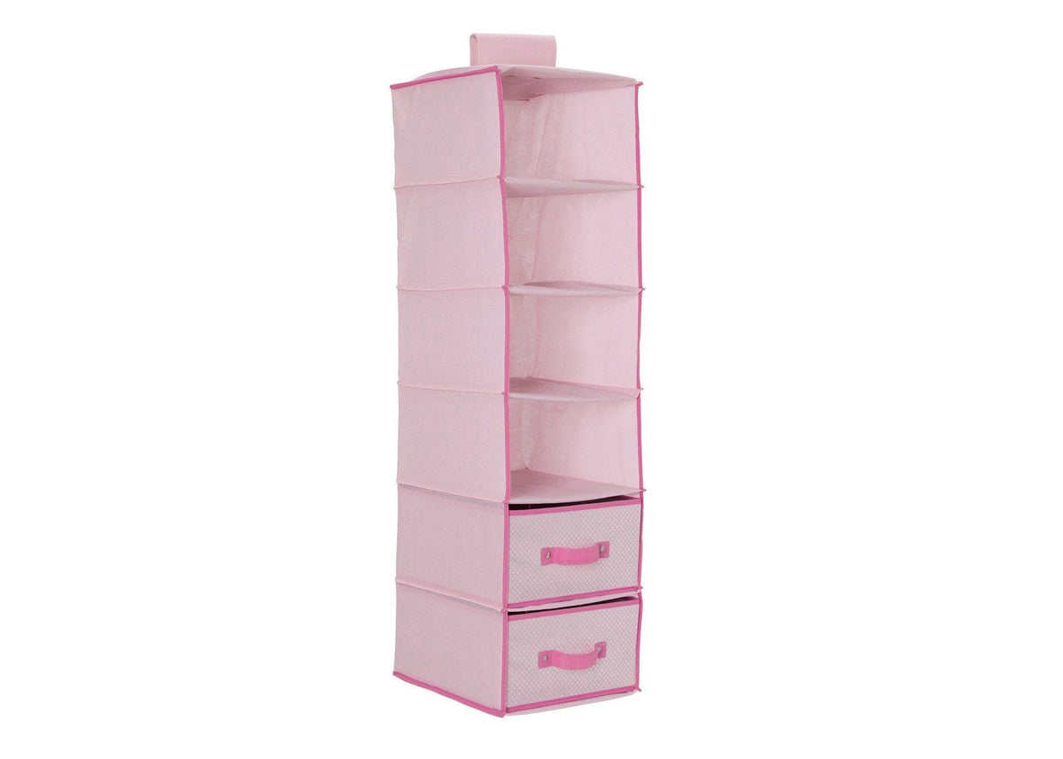 6 Shelf Storage with 2 Drawers