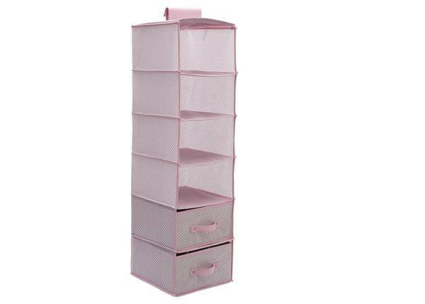 6 Shelf Storage with 2 Drawers