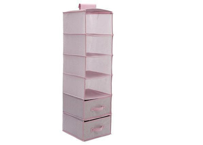 6 Shelf Storage with 2 Drawers
