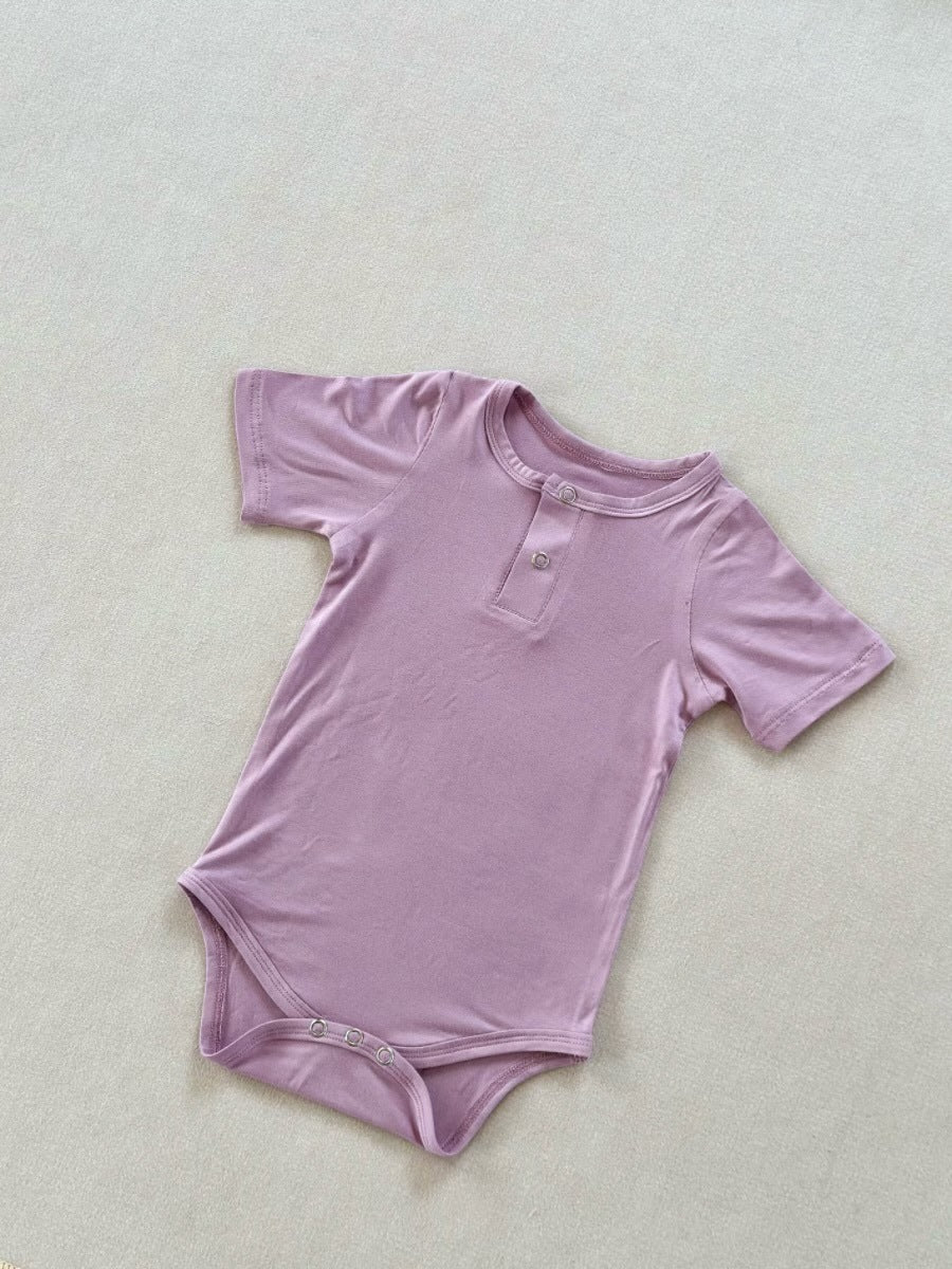 Class a Breathable Bamboo Fiber One-piece Bodysuit for Baby