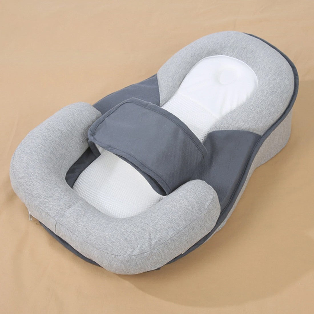 Baby Bed Acid Reflux with Strap, Baby Bed for Reducing Spit-up,