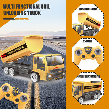 2025 Remote-controlled Engineering Vehicle Toys, Dump Truck
