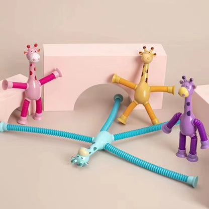 Giraffe Pop-Tube Toy