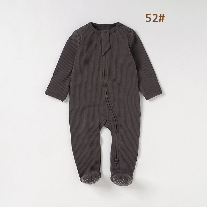 Baby Bodysuit Ribbed Fabric Romper