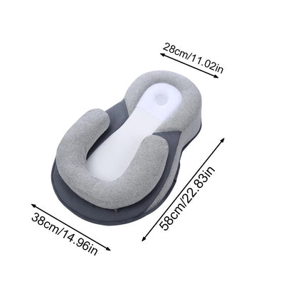 Baby Bed Acid Reflux with Strap, Baby Bed for Reducing Spit-up,