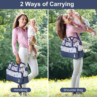 5-Piece Diaper Travel Bag Set