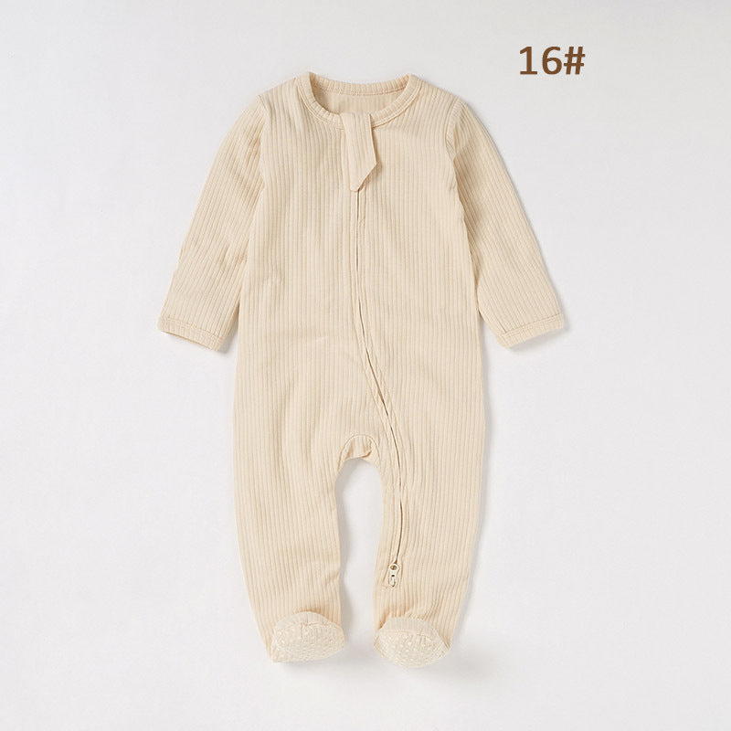 Baby Bodysuit Ribbed Fabric Romper
