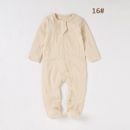 Baby Bodysuit Ribbed Fabric Romper